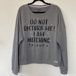 Friends TV show oversized sweatshirt women's size 2x